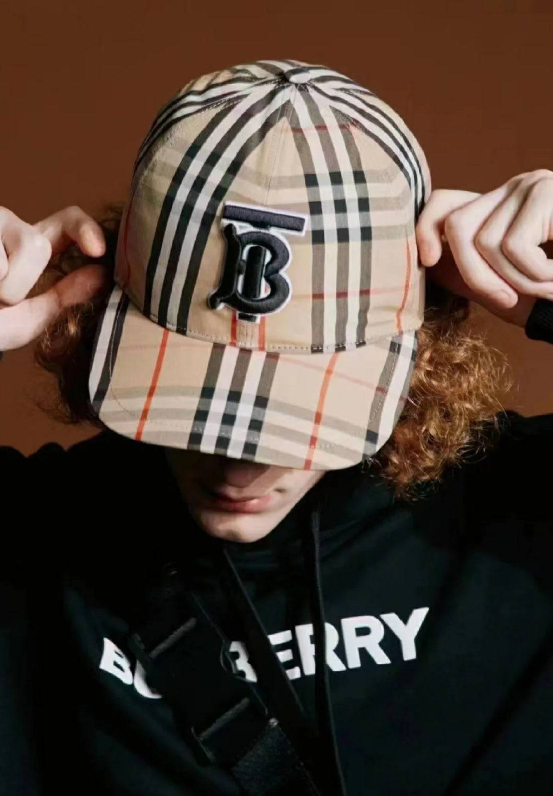 @Burberry TB Cap 格紋棒球帽 🔥下殺🉐6980🏷