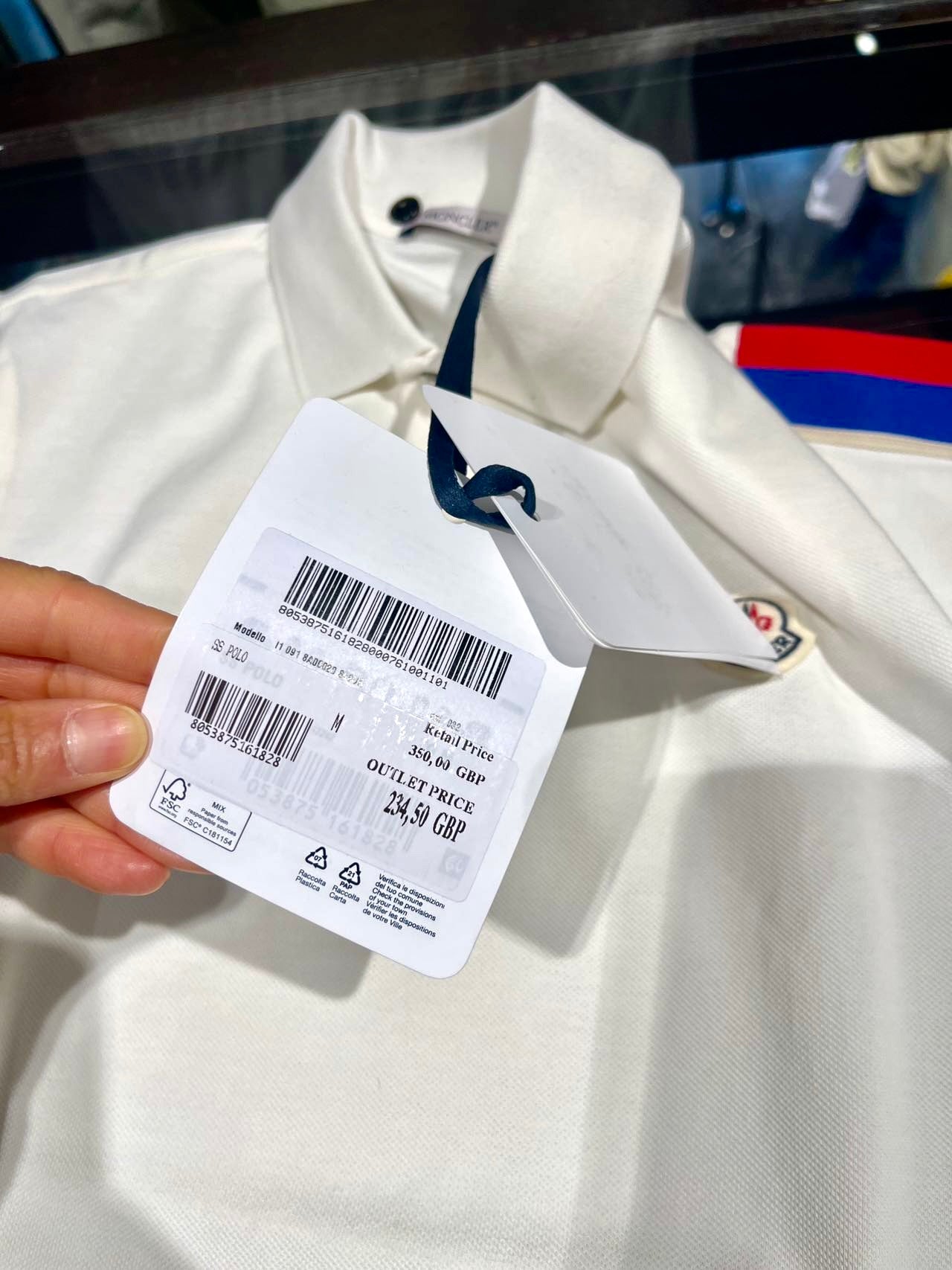 @Moncler 雙肩飾帶Polo上衣 P234 🔔限時折扣 🉐11530