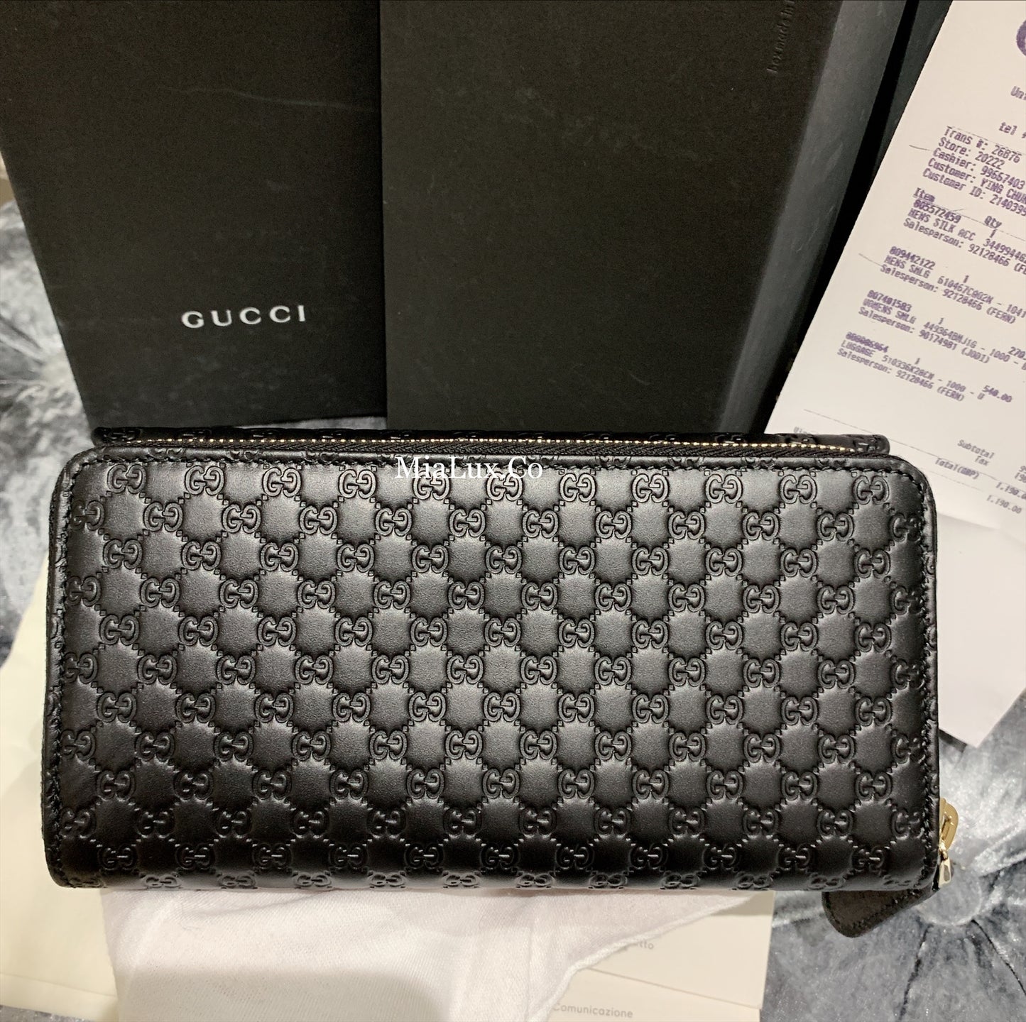 @Gucci▪️Embossed Flap Wallet 壓紋半翻蓋拉鍊長夾/P270 🔔限時折🉐13150