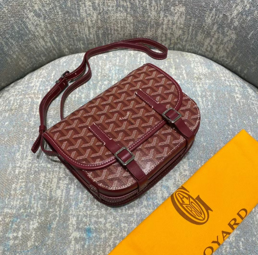 Goyard▪️Belvedere PM 馬鞍郵差包/2020E2300 🍀🉐93000🇪🇺