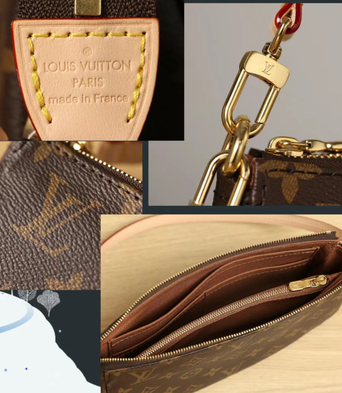 LV Pochette Accessoires 老花麻將包/1210✨🉐51820