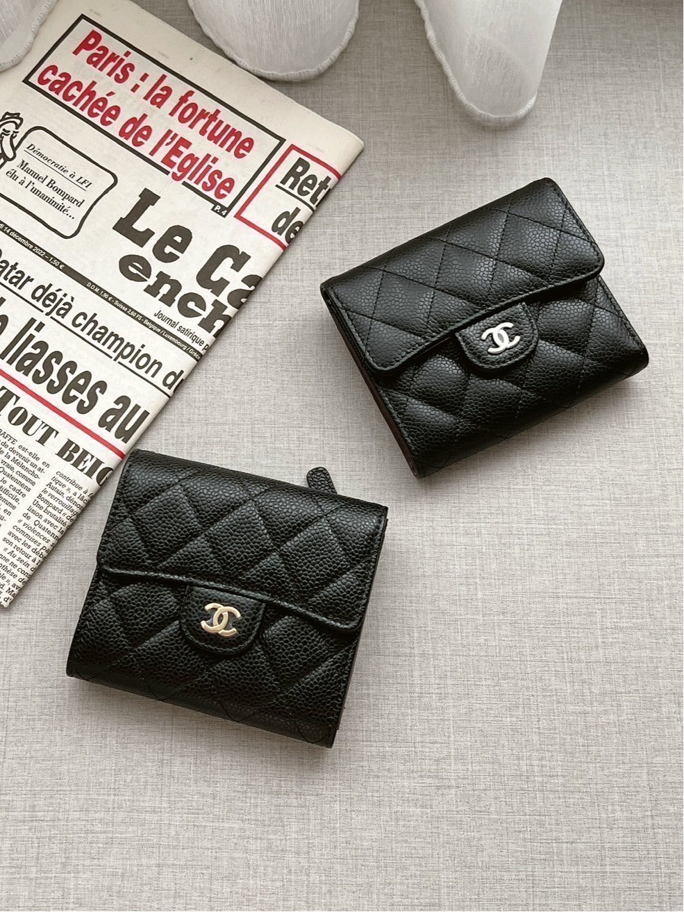 CHANEL▪️CF 三折短夾/850 🉐36800 🏷️
