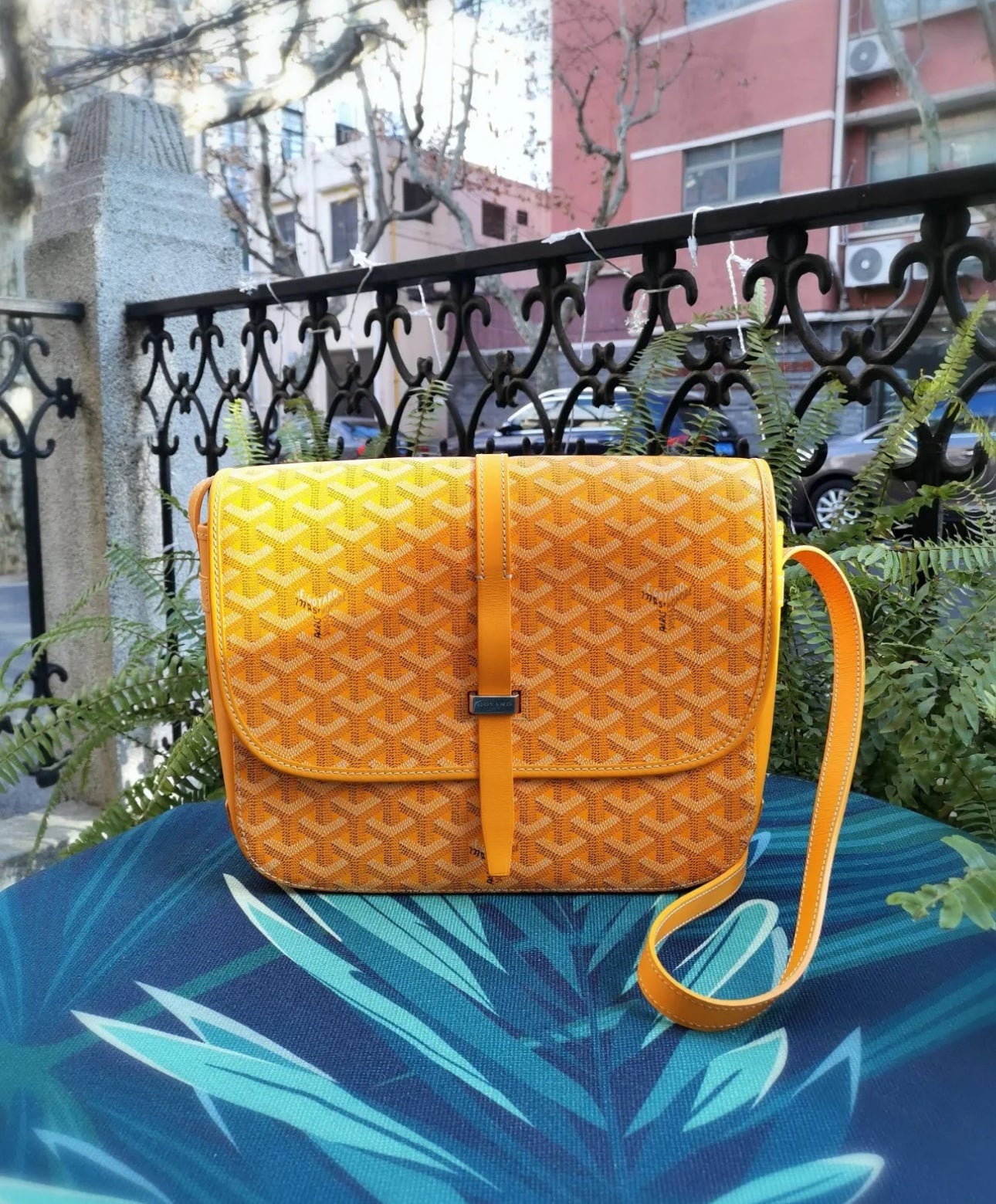 Goyard Belvedere MM 馬鞍郵差包/2195E2560 🍀🉐103400🇪🇺