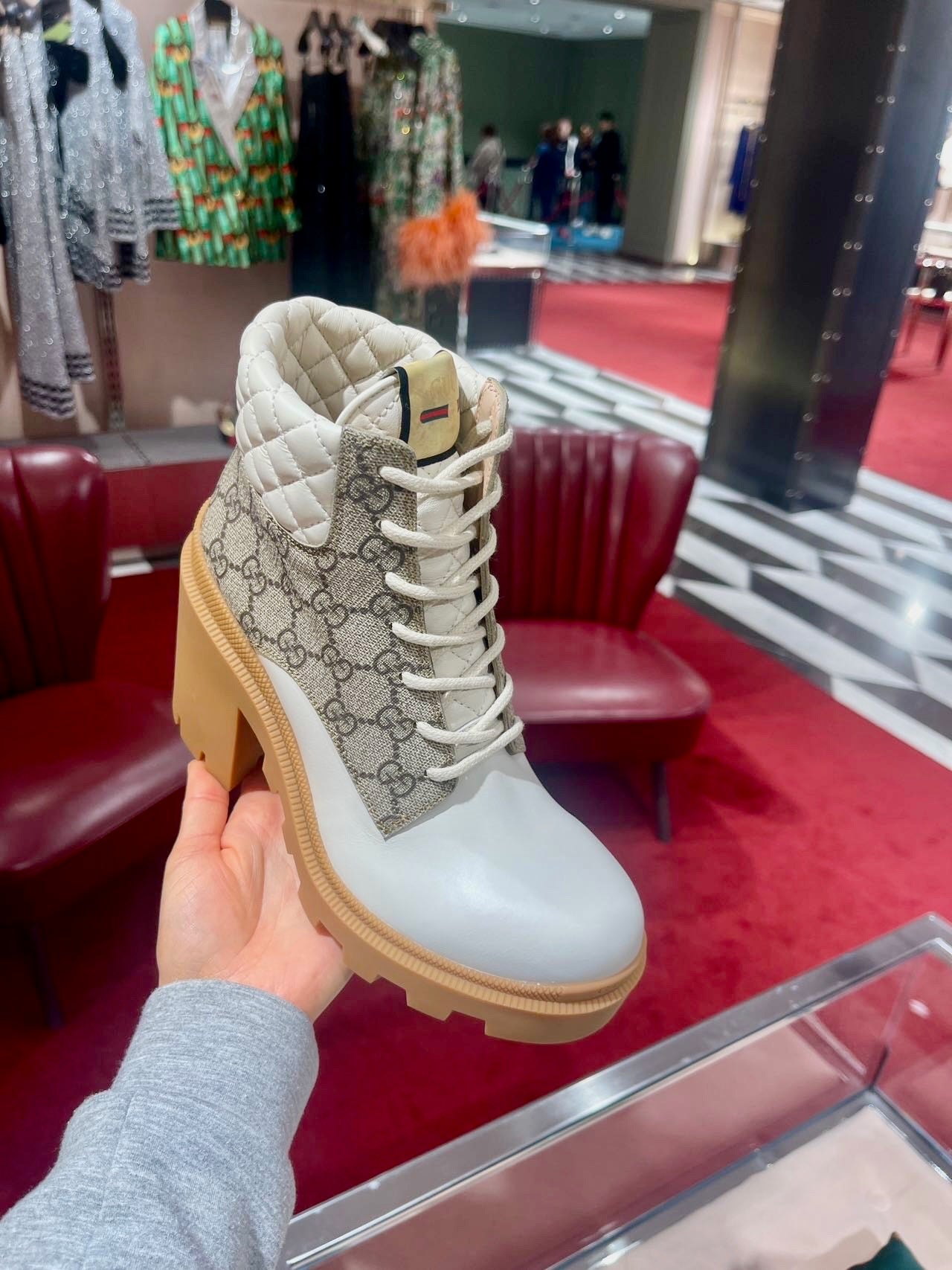 @Gucci Boots 女款高跟靴/785P200 🔔限時折🉐11000