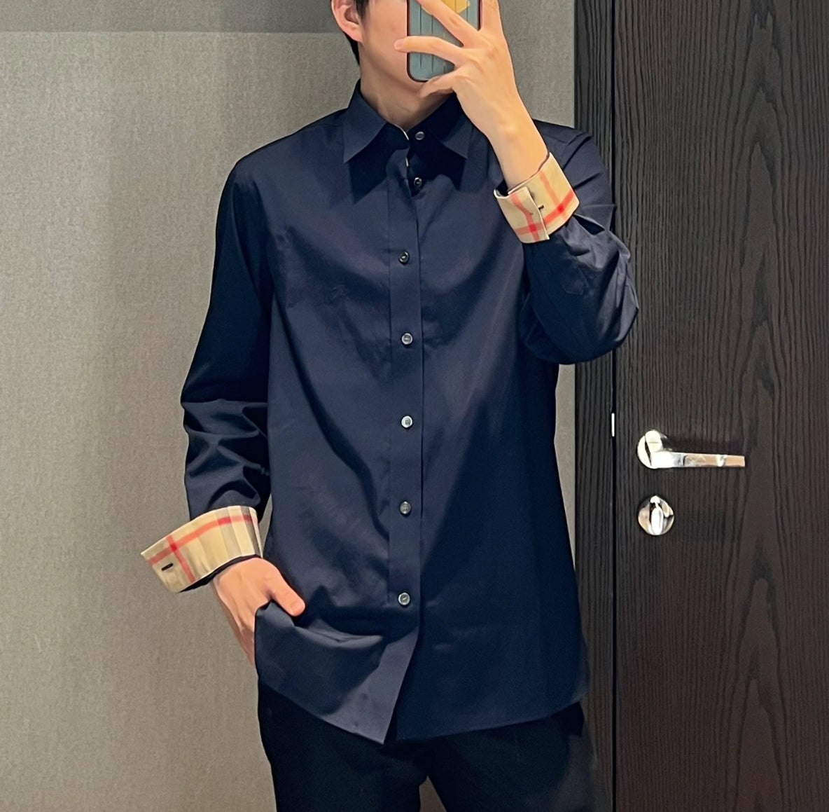 @Burberry Cambridge 男生款內格領襯衫上衣/380P175 🔥折上七折🉐7010