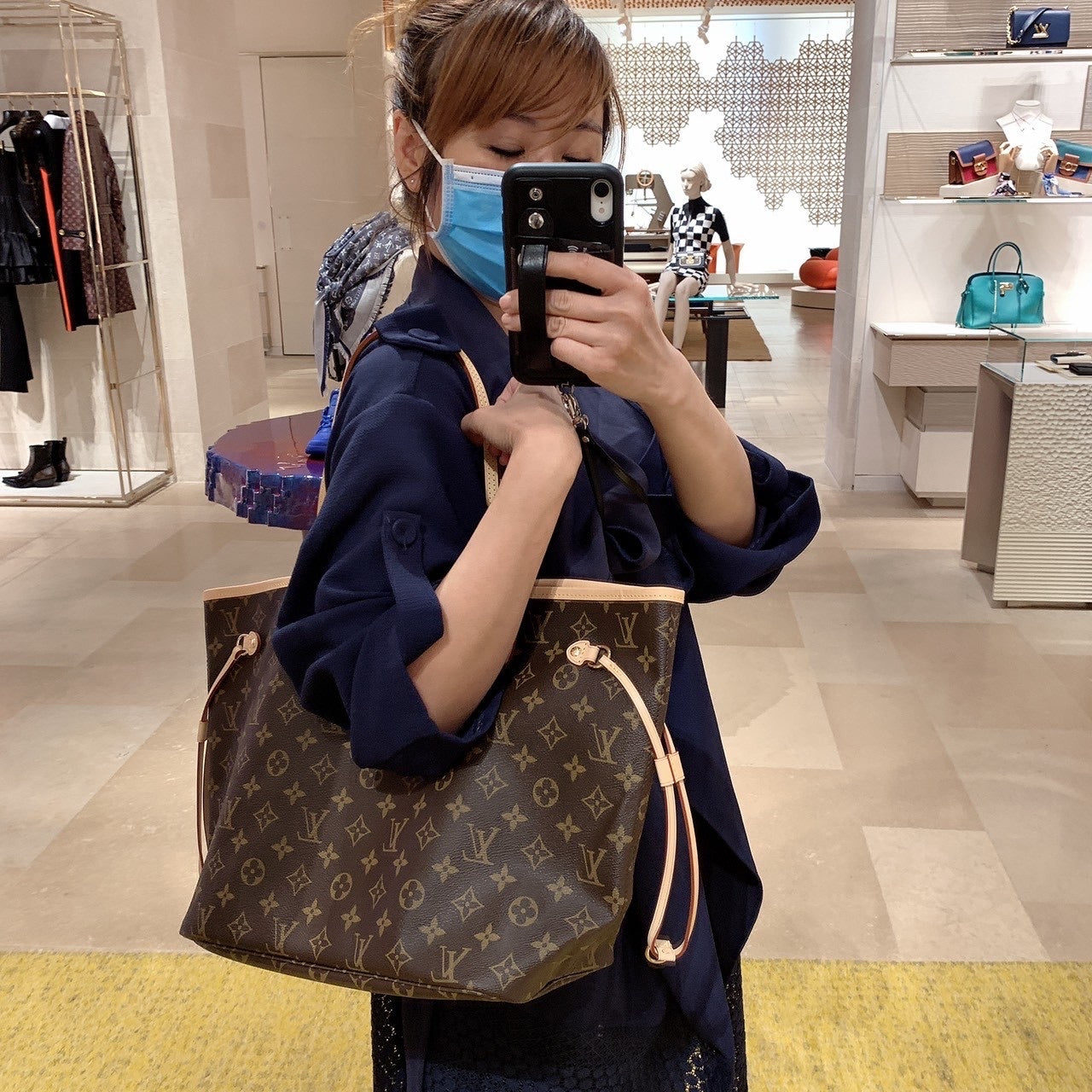 LV Neverfull MM 大款托特包/1410✨🉐60220