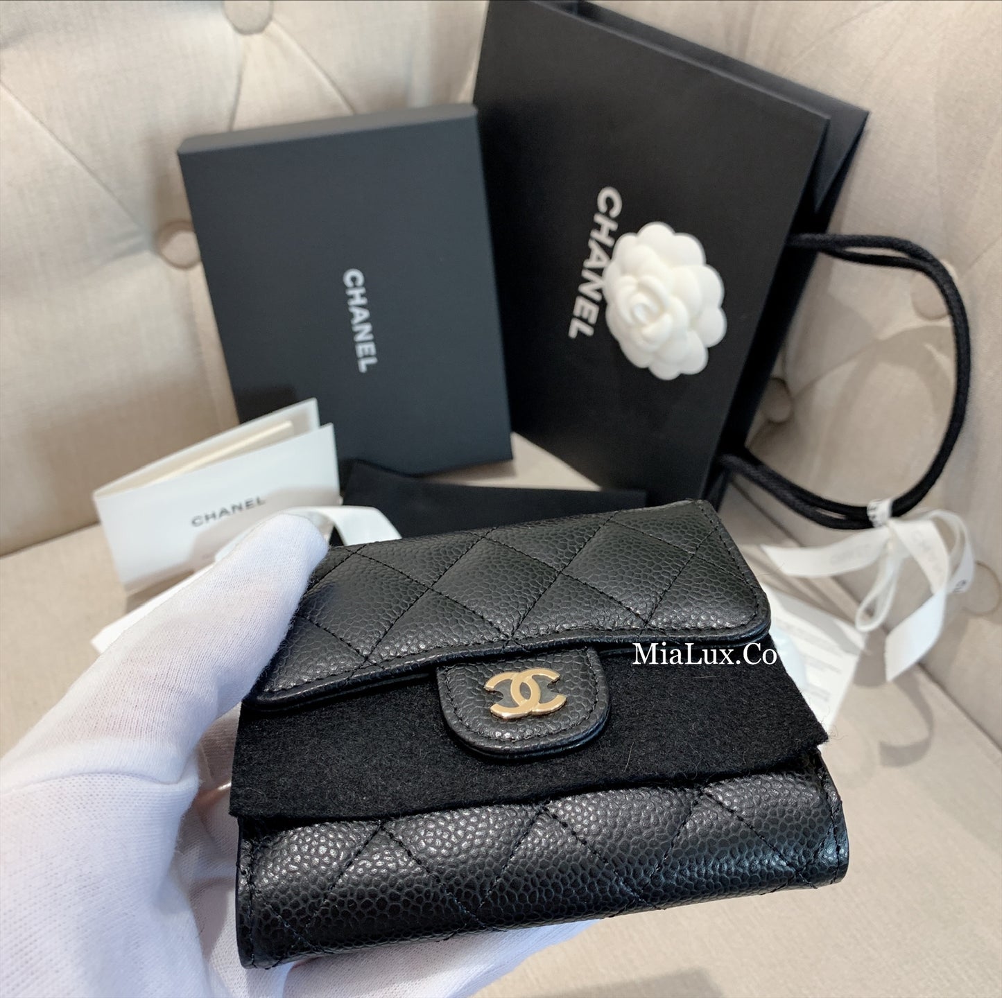 CHANEL▪️CF 三折短夾/850 🉐36800 🏷️