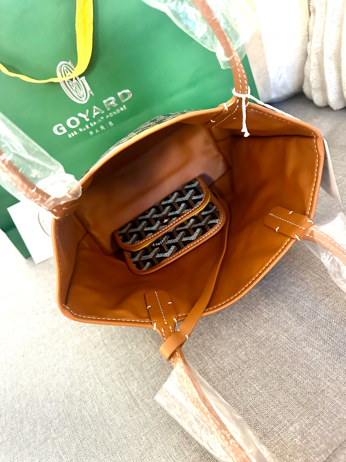 *現貨*Goyard Anjou Mini Tote w Heart 限量愛心雙面包 P88000 /T130000