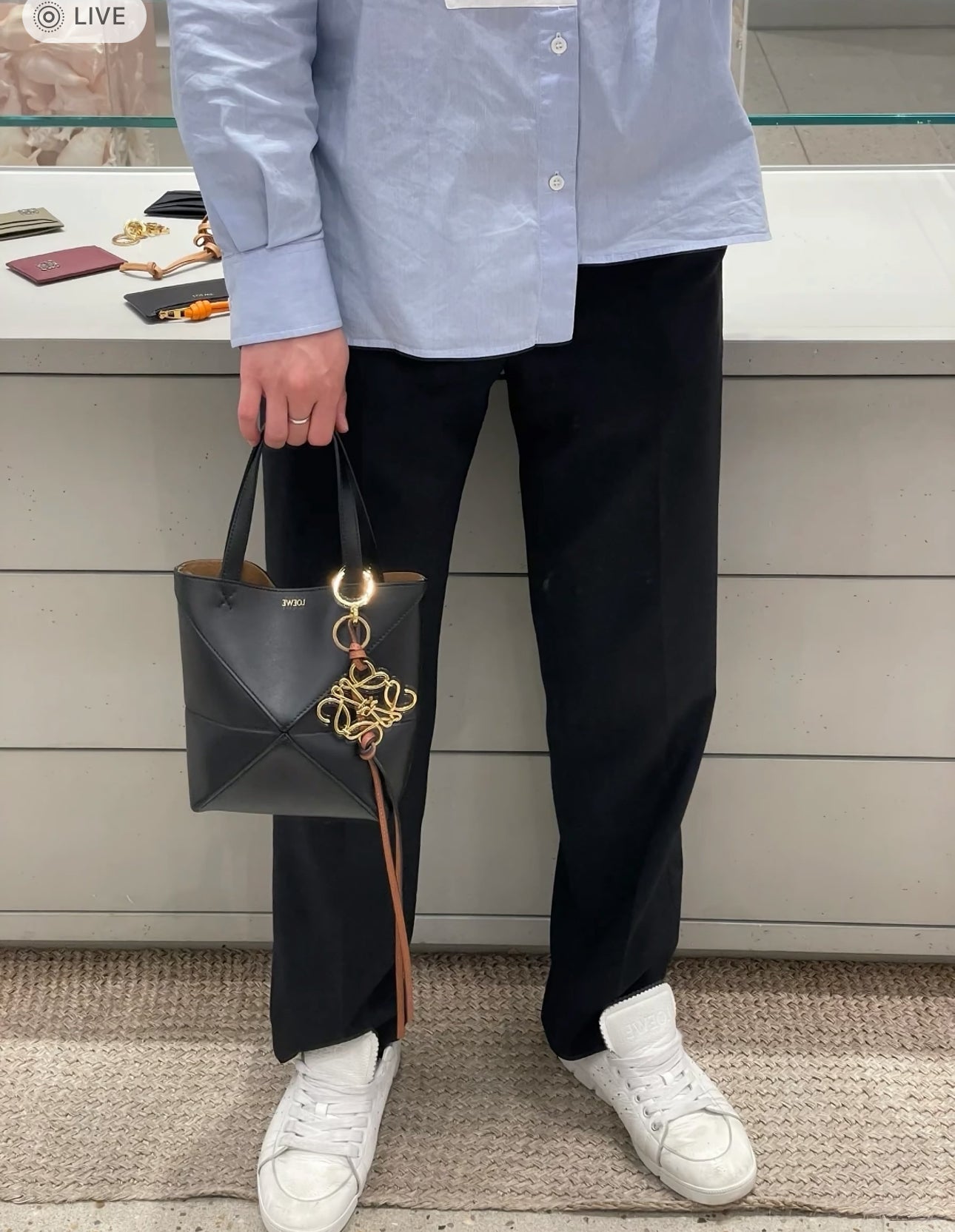 Loewe▪️Puzzle Fold Tote Mini 單色拼圖折疊包/1250