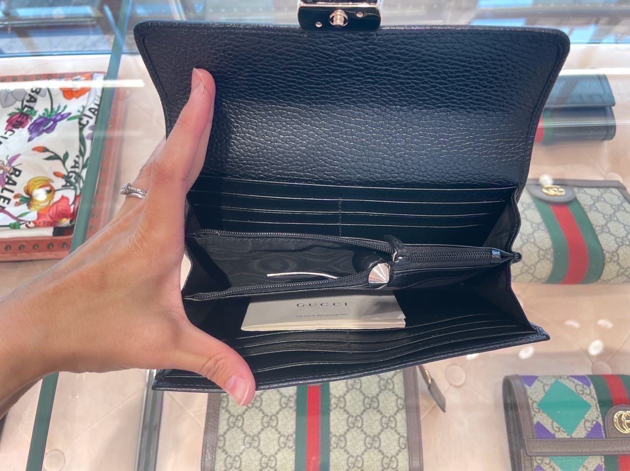 *@Gucci▪️Interlocking 雙G銀扣翻蓋長夾/P270 🔔限時折🉐13150