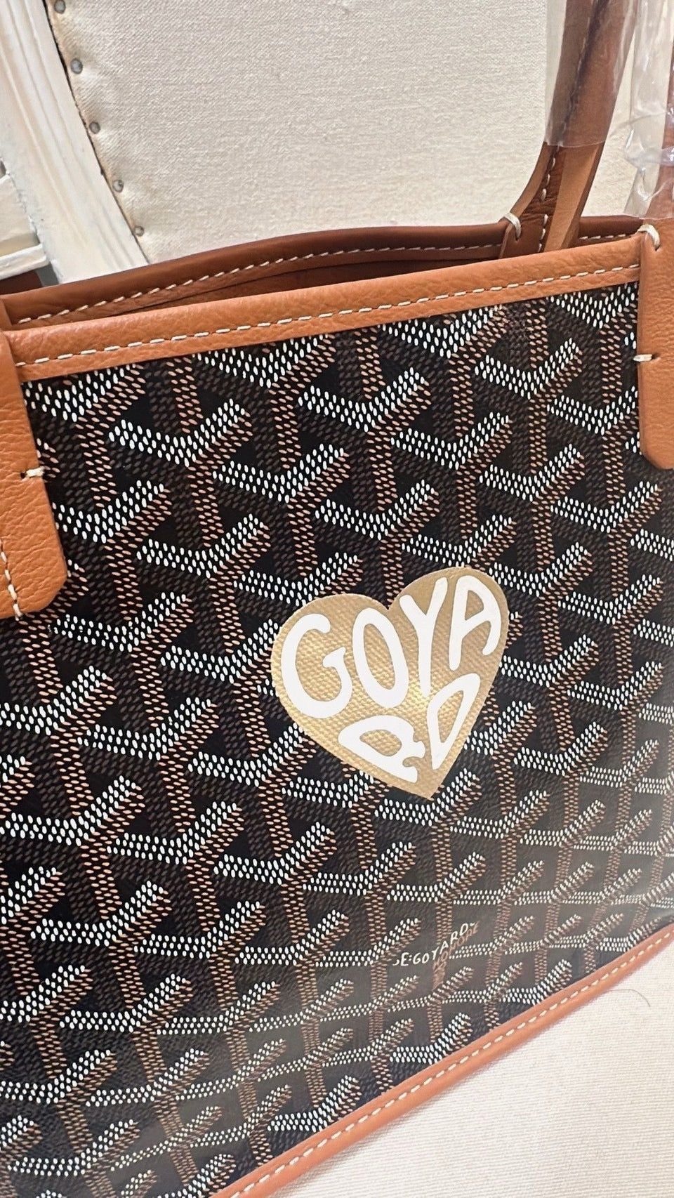 *現貨*Goyard Anjou Mini Tote w Heart 限量愛心雙面包 P88000 /T130000