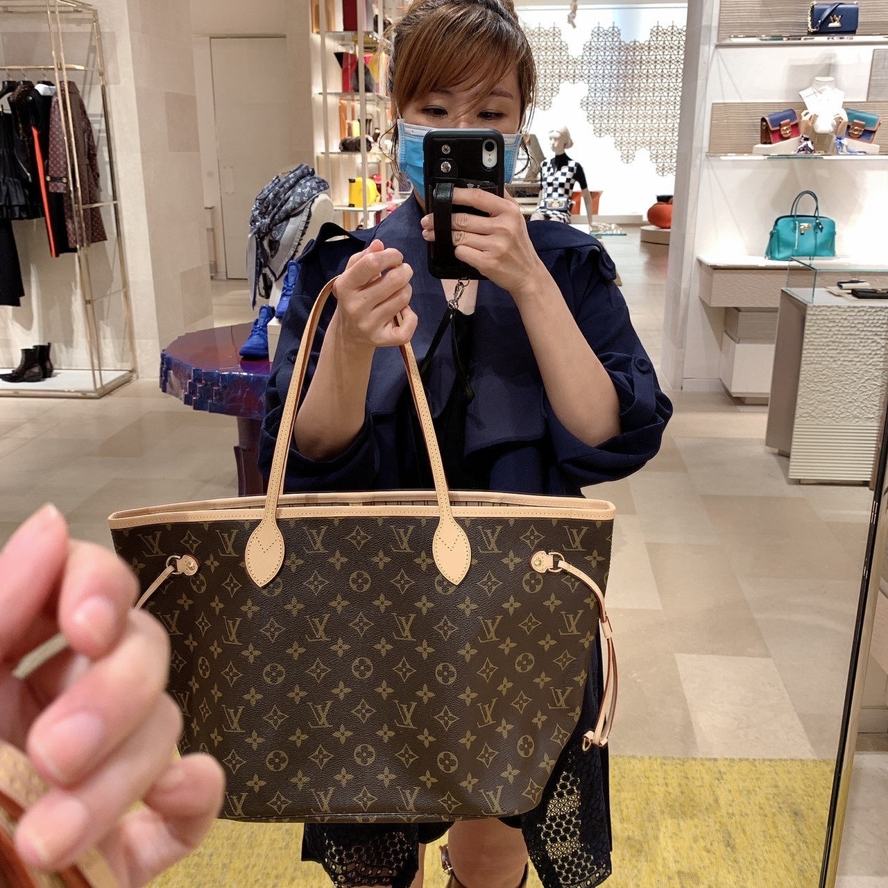 LV Neverfull MM 大款托特包/1410✨🉐60220