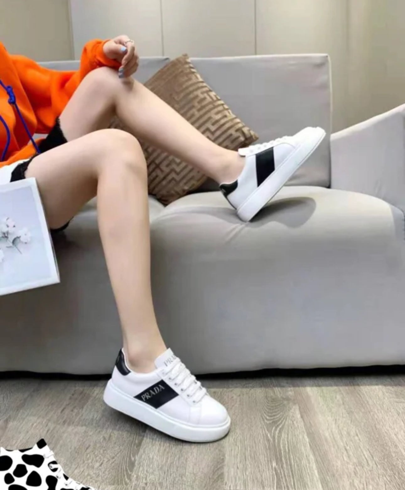 @Prada 小白鞋/385 🔔限時折🉐18330