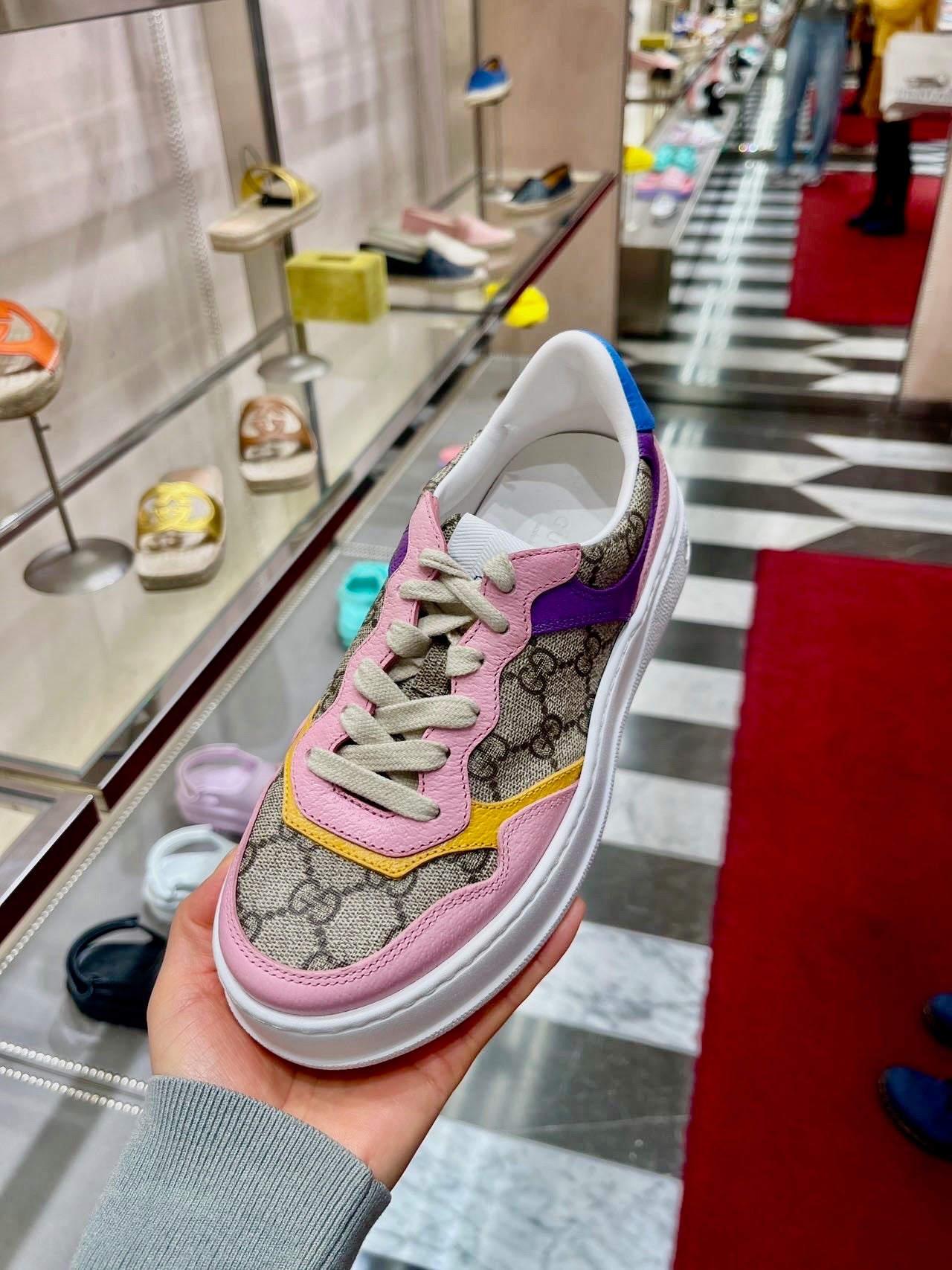 @Gucci Chunky B 女款餅乾鞋/645P325 🔔限時折🉐15430