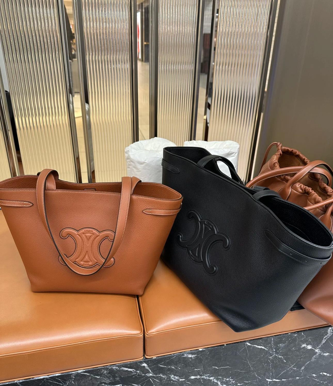 Celine Anais Cuir M/Mini 中款/迷你皮革托特包/E2400E2000🇪🇺