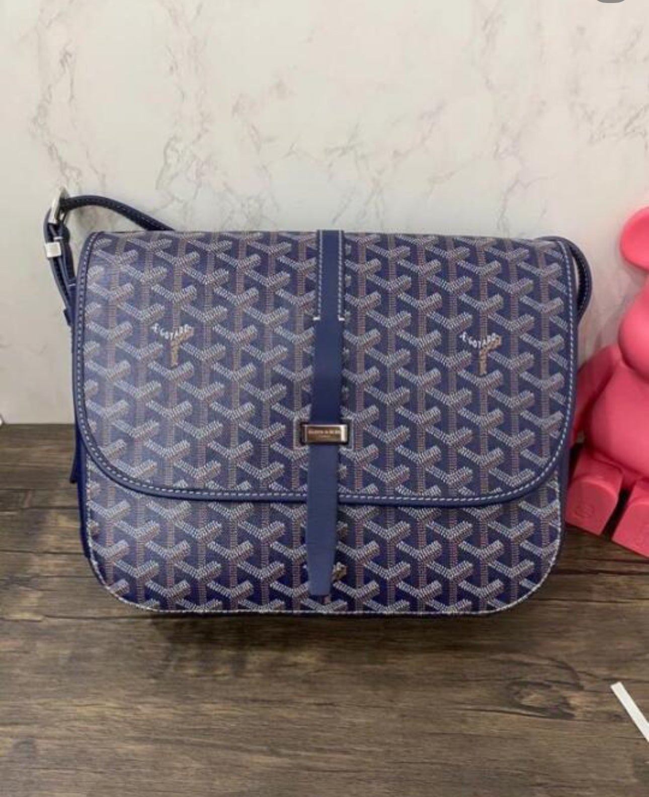 Goyard Belvedere MM 馬鞍郵差包/2195E2560 🍀🉐103400🇪🇺