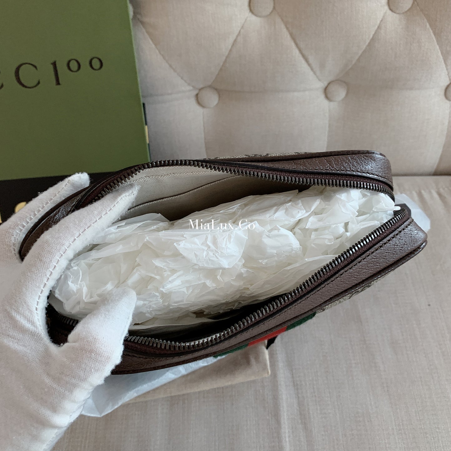 Gucci▪️Ophidia GG Canvas Small Messenger Bag 小款男女款老花織布郵差包- 547926 *£890