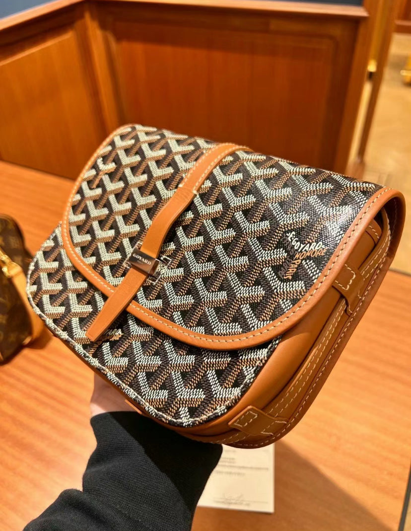 Goyard▪️Belvedere PM 馬鞍郵差包/2020E2300 🍀🉐93000🇪🇺