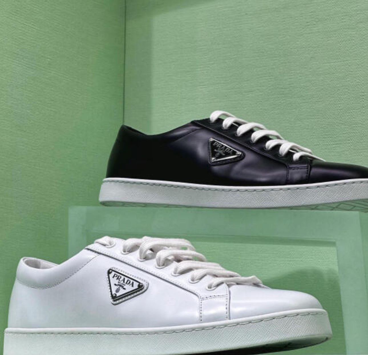 @Prada Trainer 男女款三角標鞋/650P330 🔔限時折🉐15850