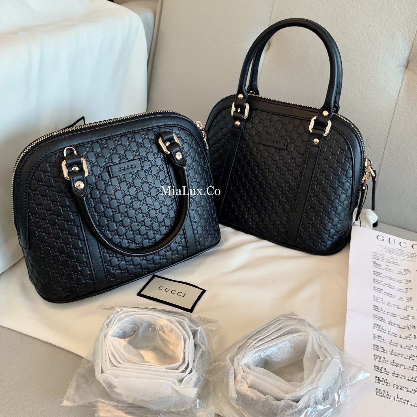 @Gucci▪️Embossed Bag S 小款壓紋牛皮貝殼包/P585 🔔限時折🉐27330