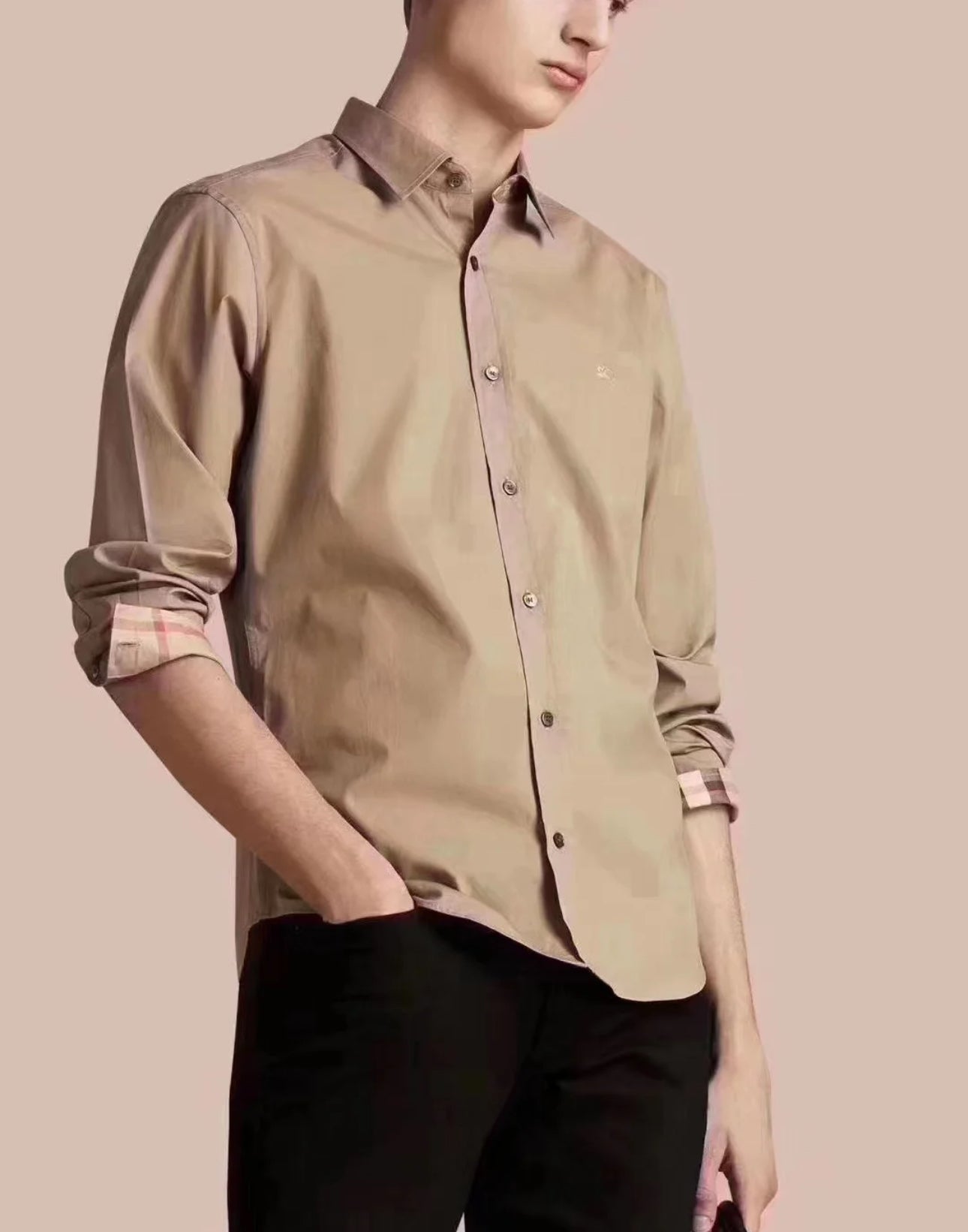 @Burberry Cambridge 男生款內格領襯衫上衣/380P175 🔥折上七折🉐7010