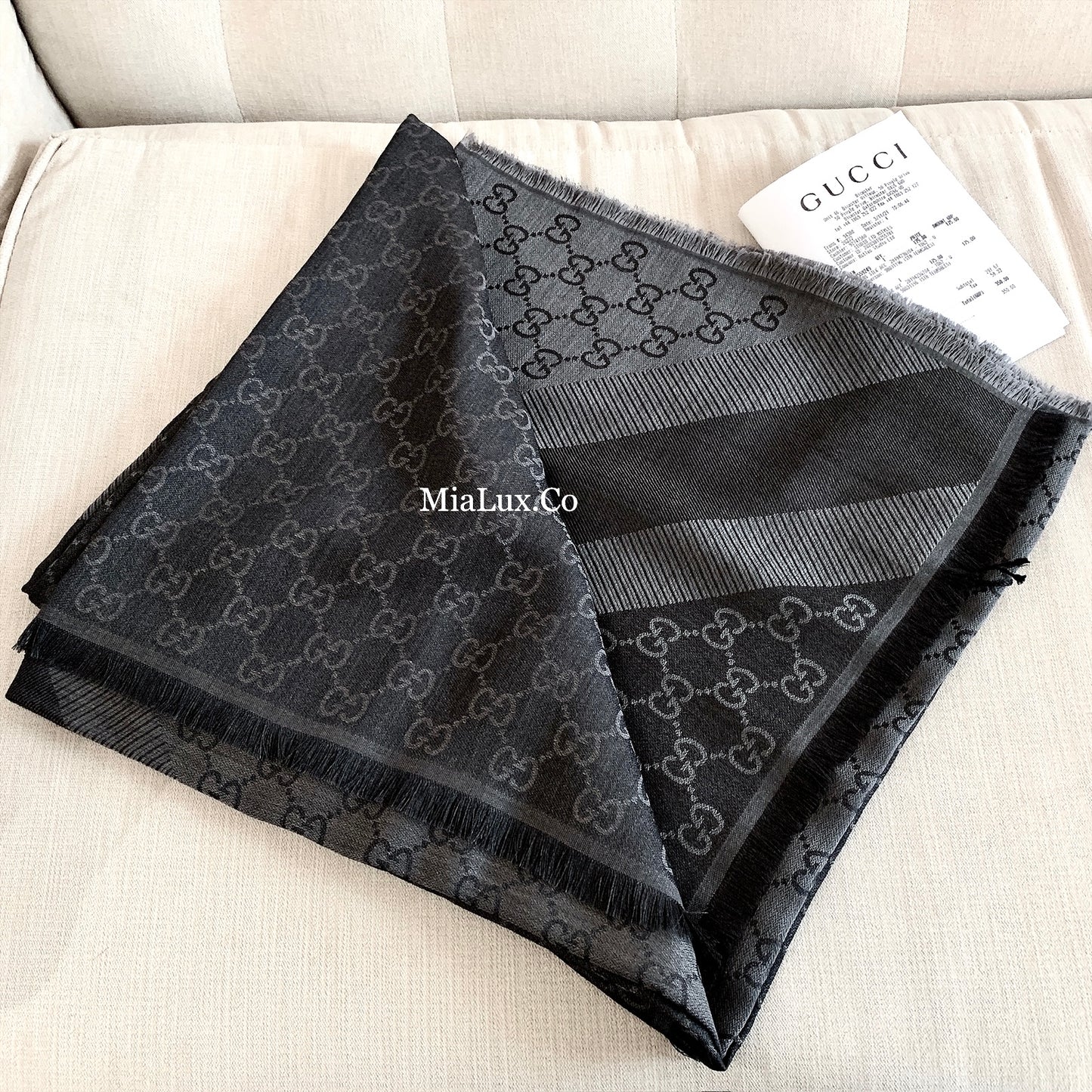 *@Gucci Wool Scarf Square 羊毛大方巾/P180