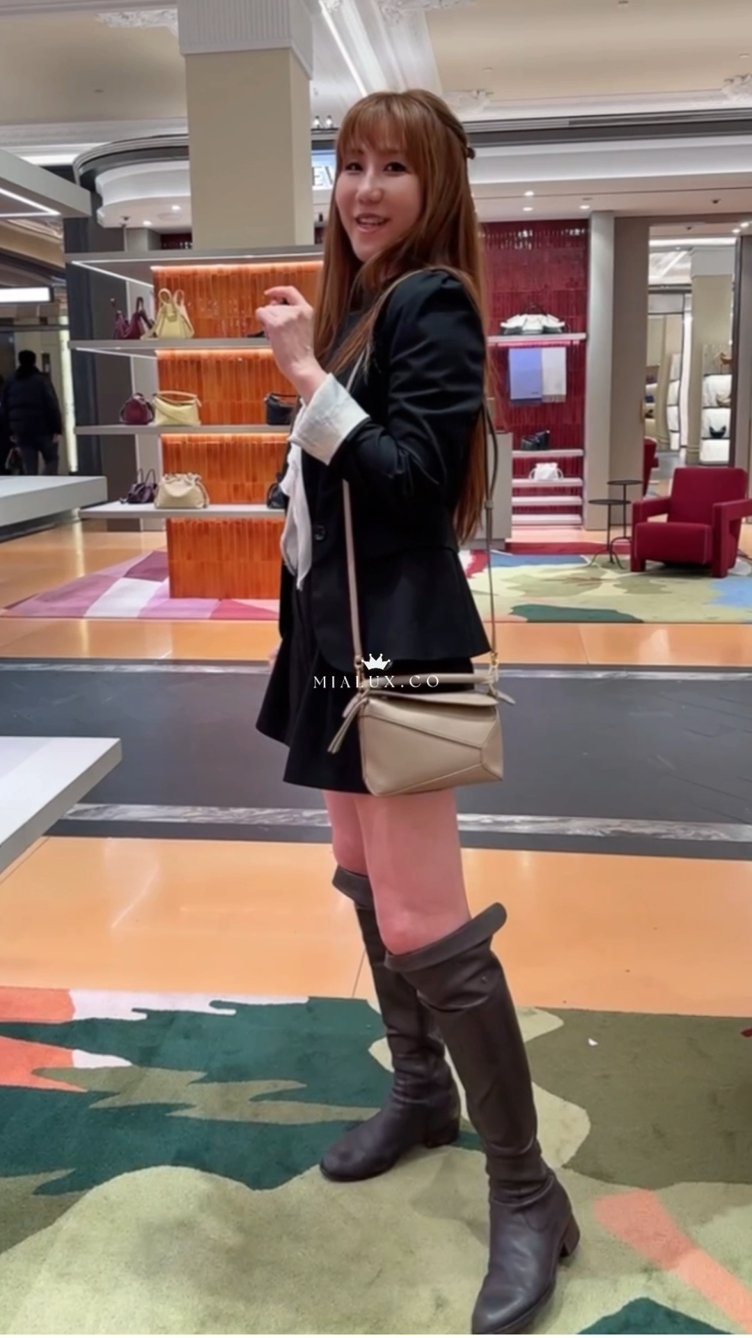 Loewe▪️Puzzle Bag S 小款軟粒面牛皮拼圖包/2550