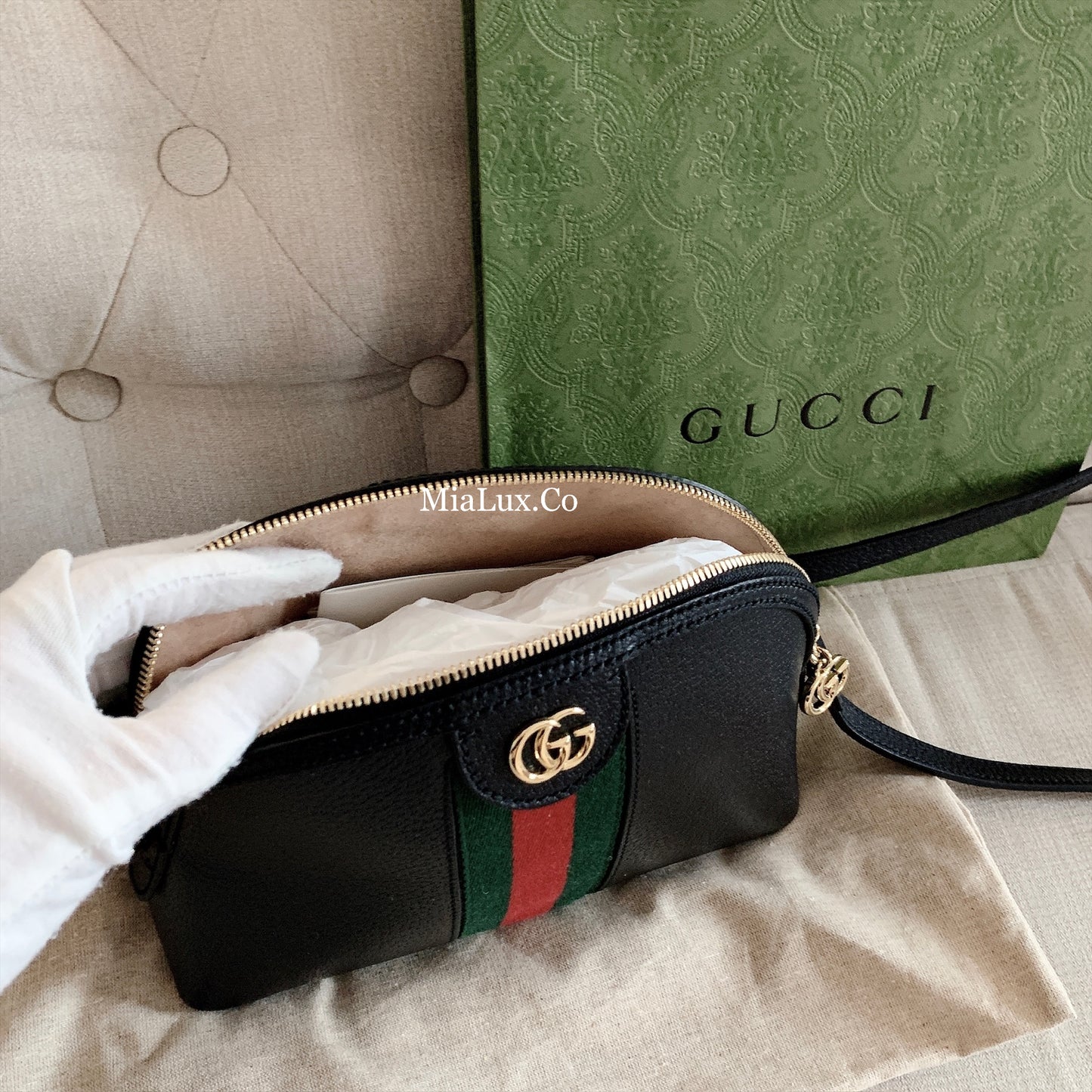 @Gucci▪️Ophidia GG 貝殼包/P730 🔔限時折🉐33850