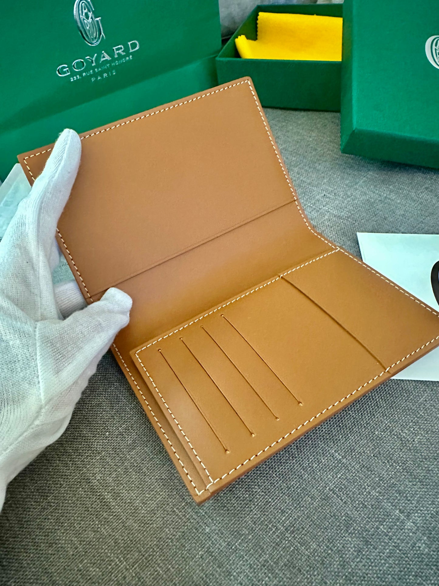 *現貨*Goyard Grenelle Passport Holder 黑棕護照夾 特價✨🉐26800