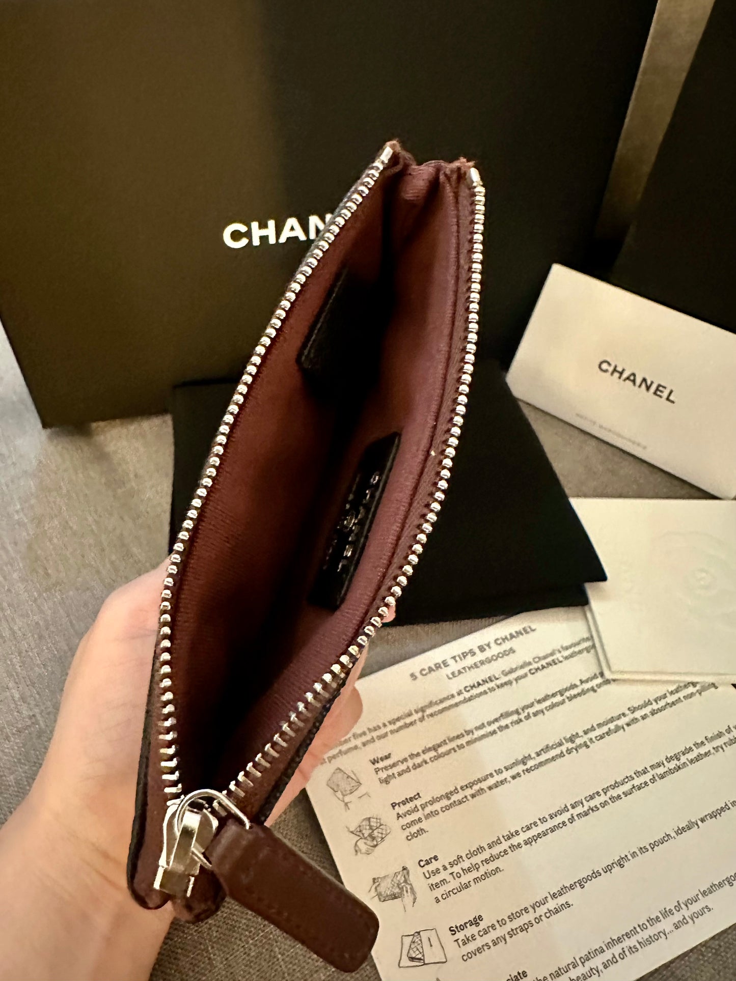*現貨*CHANEL▪️ZIPPED CASE SMALL 一字拉鍊零錢包 特惠✨🉐22800