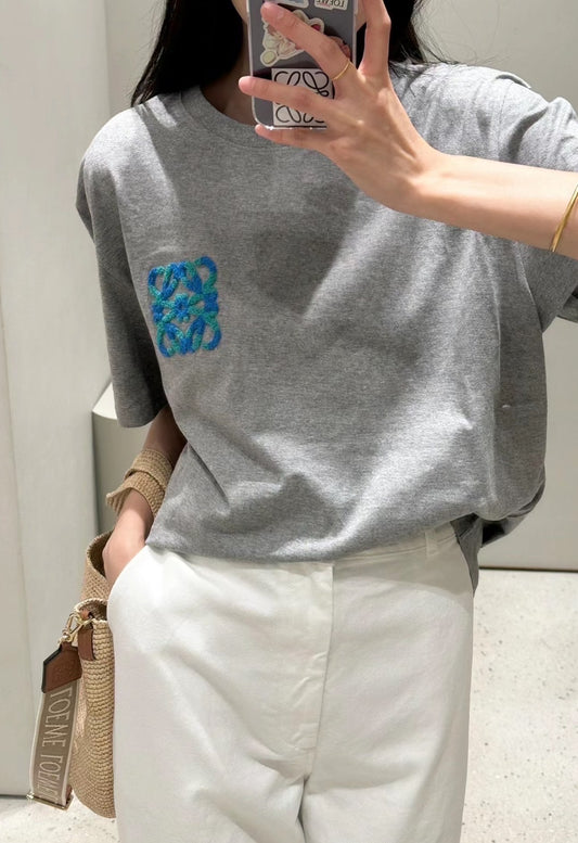 Loewe T 毛巾LogoT恤上衣/425