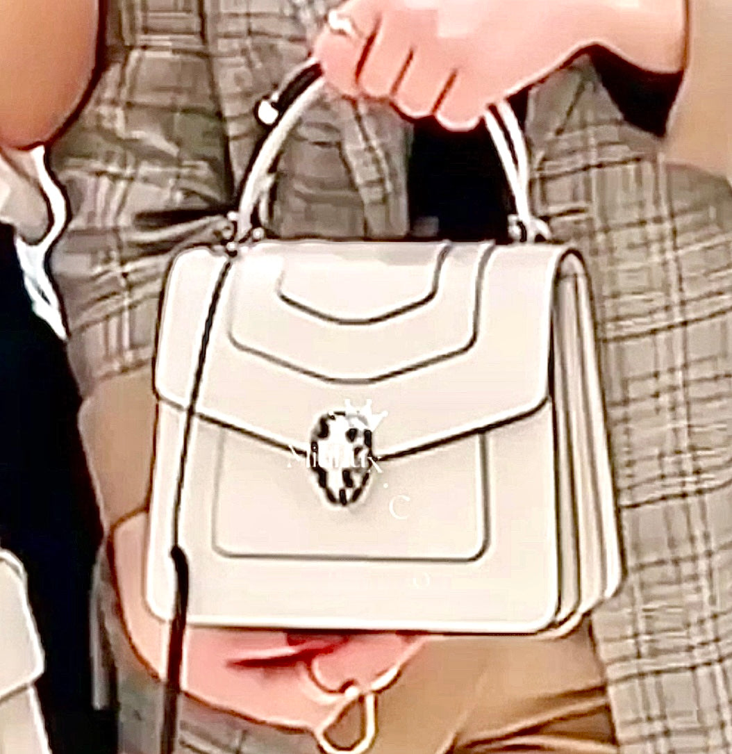 Bvlgari▪️SERPENTI FOREVER TOP HANDLE 蛇頭手柄風琴包/2,710