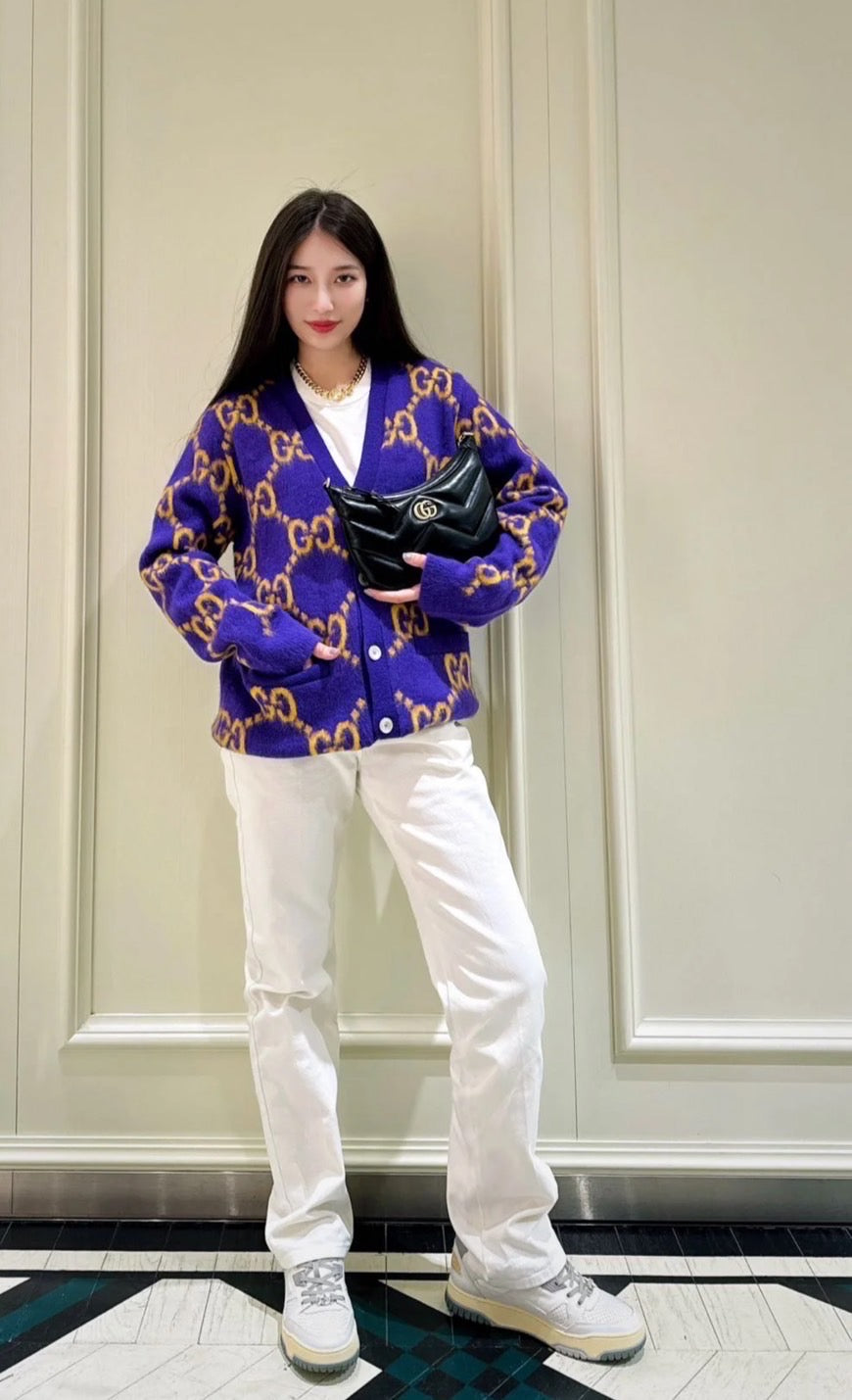 Gucci Marmont half-moon S 小款馬夢肩背包/1460C1213 ㊙️折扣🉐49520💰