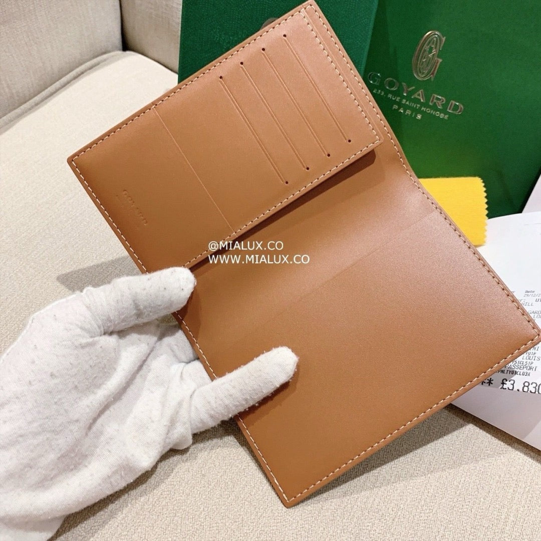 *現貨*Goyard Grenelle Passport Holder 黑棕護照夾 特價✨🉐26800