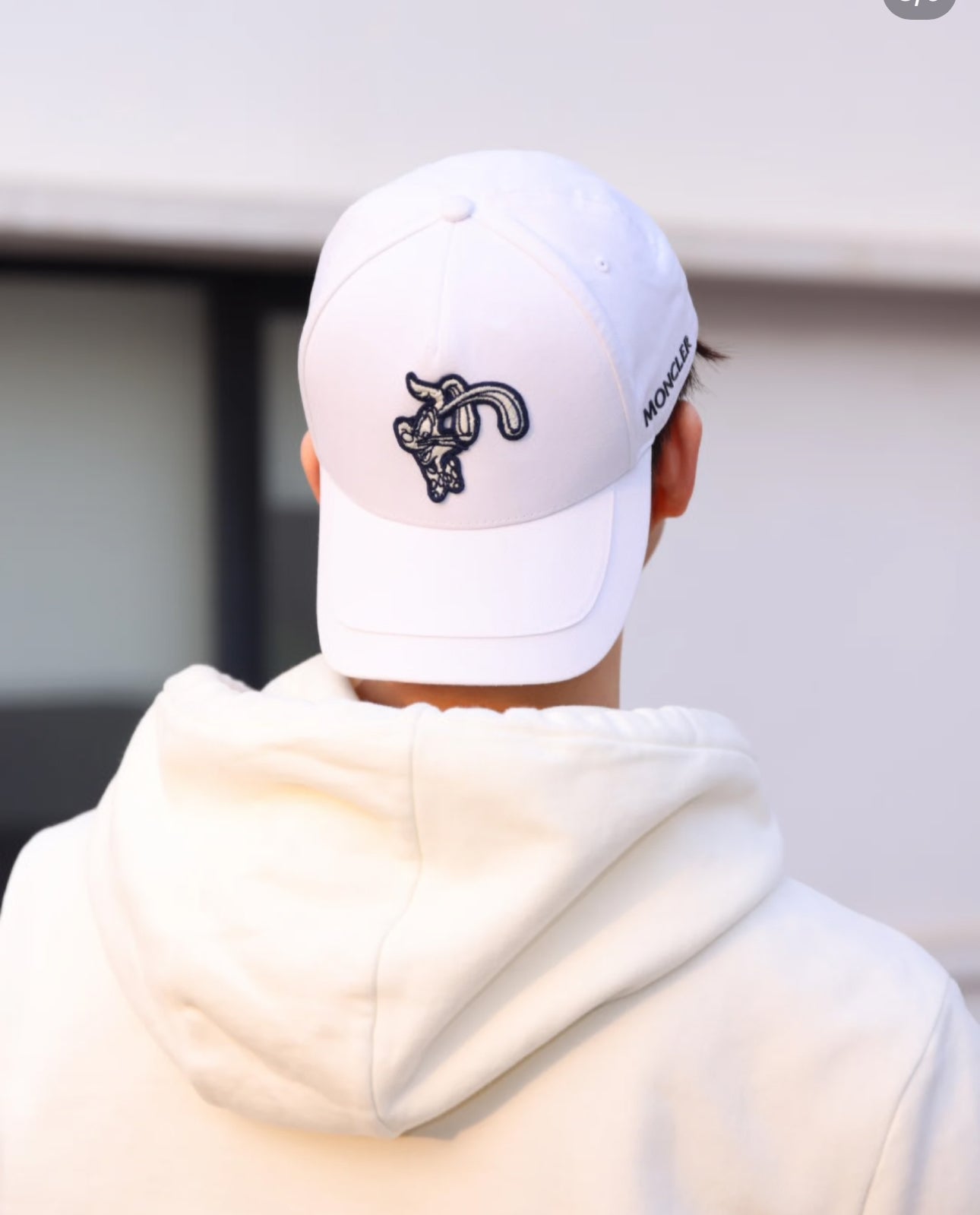 @Moncler Hat 帥爆棒球帽白色 P167 🔔限時折扣 🉐8990