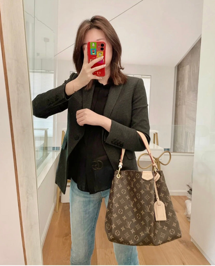 ❌LV Graceful PM 老花hobo包/1330✨🉐55530