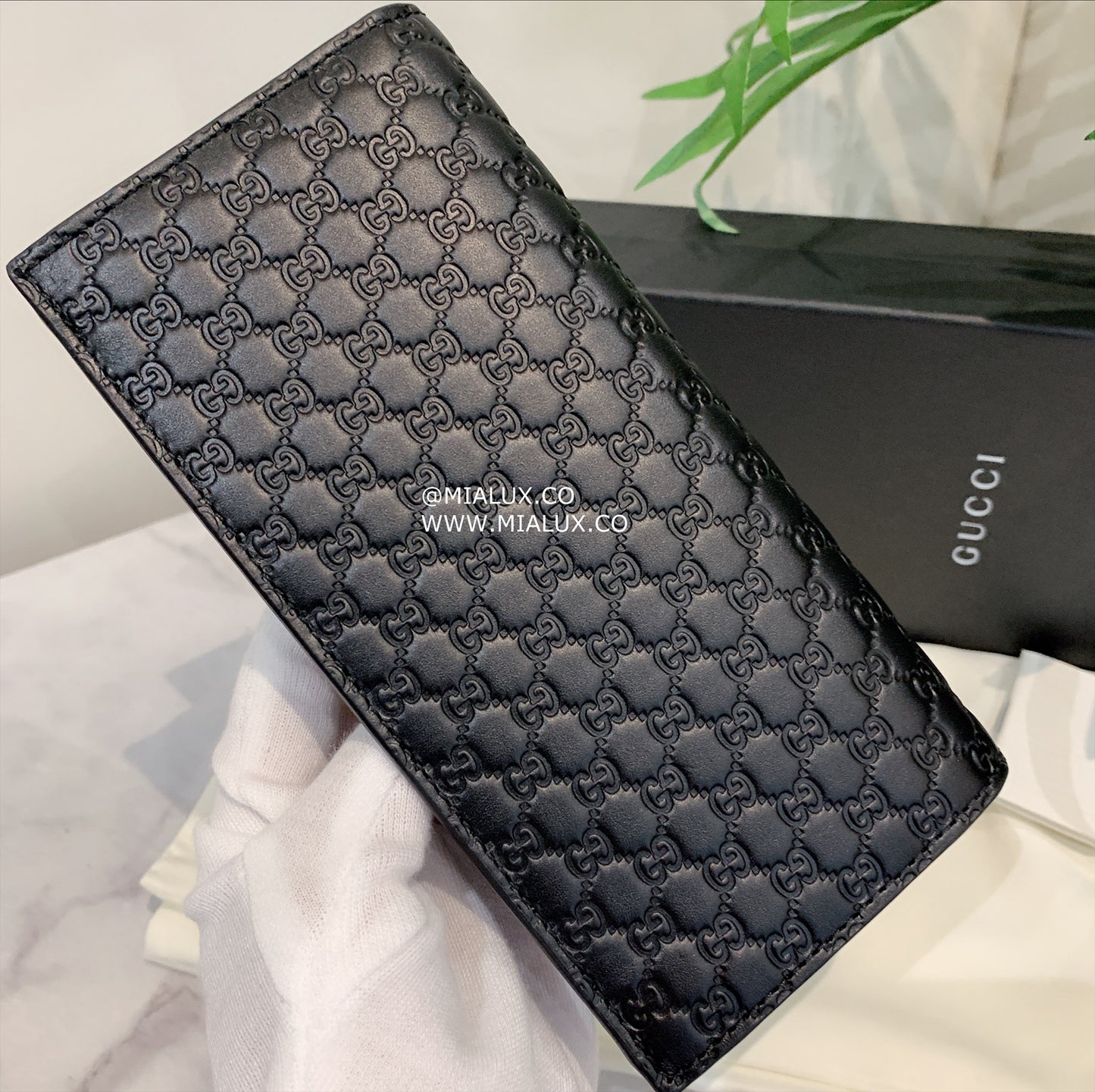 @Gucci Embossed Zipped Long W 男女款壓紋對開長夾/P230