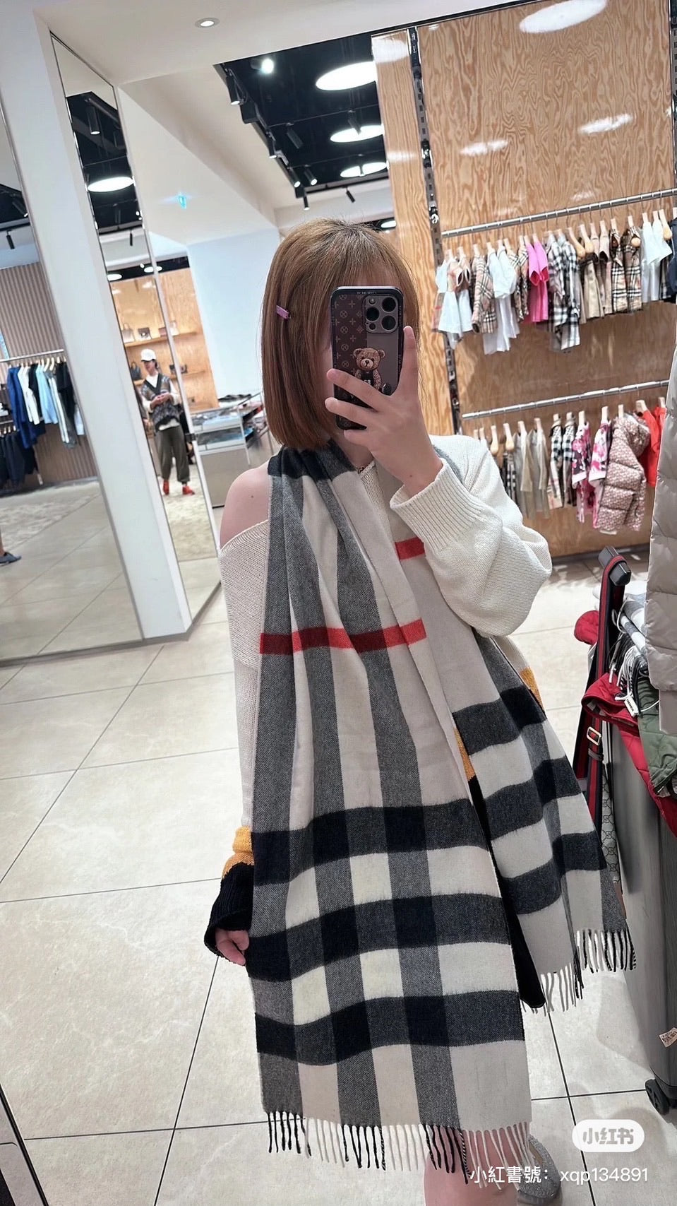 @Burberry TB 雙面圍巾/590P279 🔥折上七折🉐9980