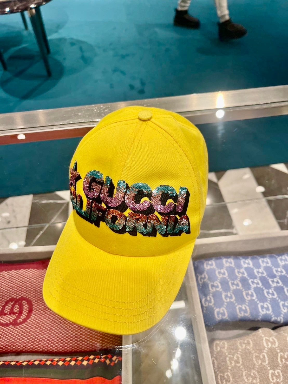 @Gucci Cap 亮片棒球帽/385P100 🔔折扣🉐6500🏷