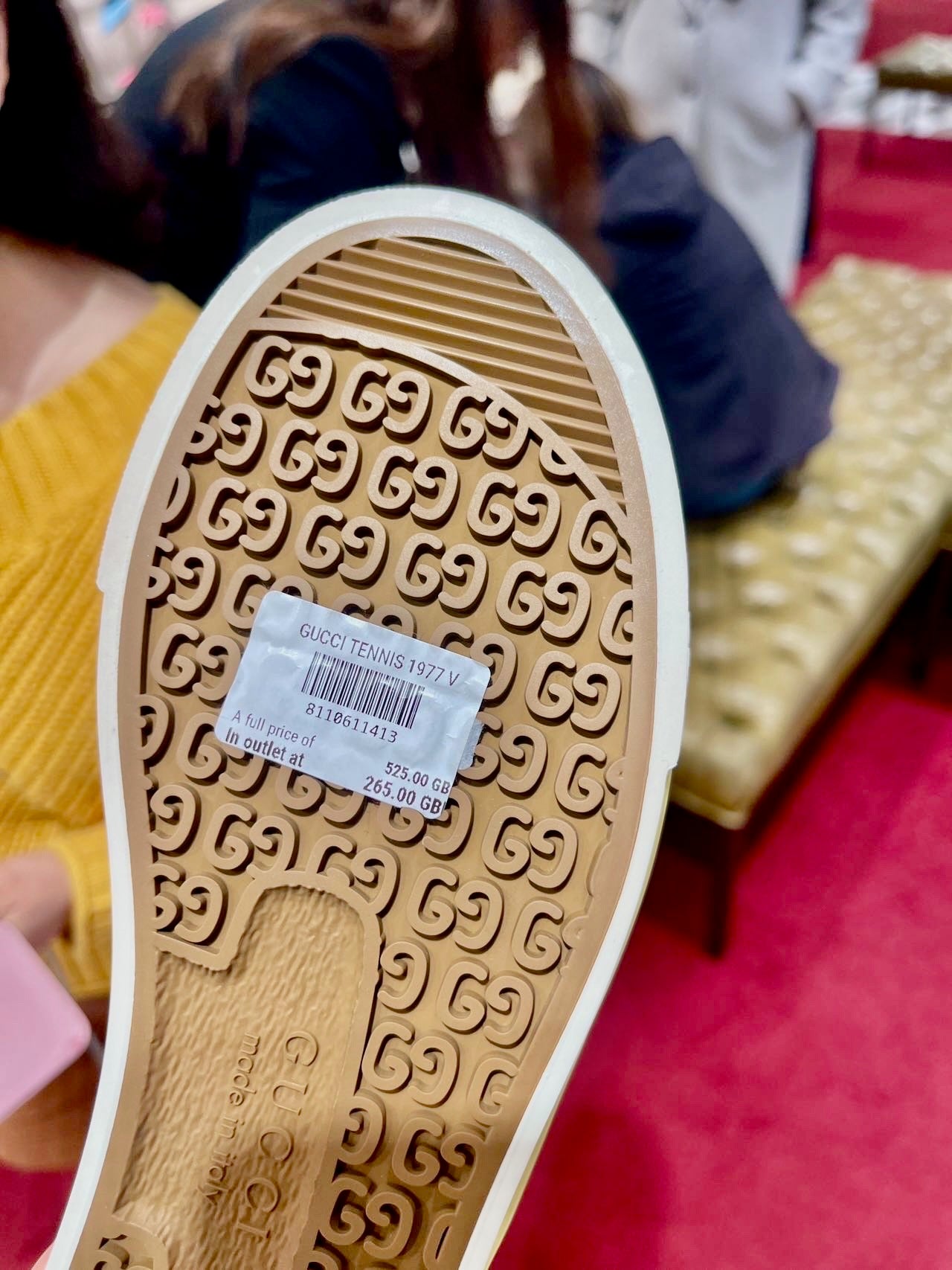 @Gucci Tennis 1977 運動鞋/525P265 🔔限時折🉐12730