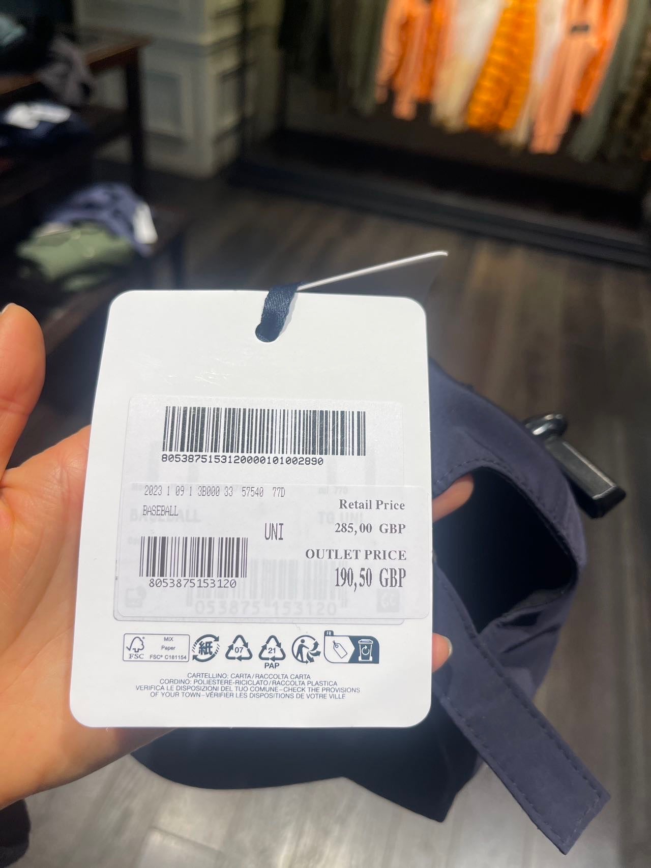 @Moncler Cap 品牌棒球帽/285P191 🔥下殺🉐9400