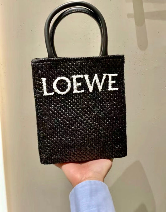 Loewe Raffia Tote Mini A5拉菲草托特包/875