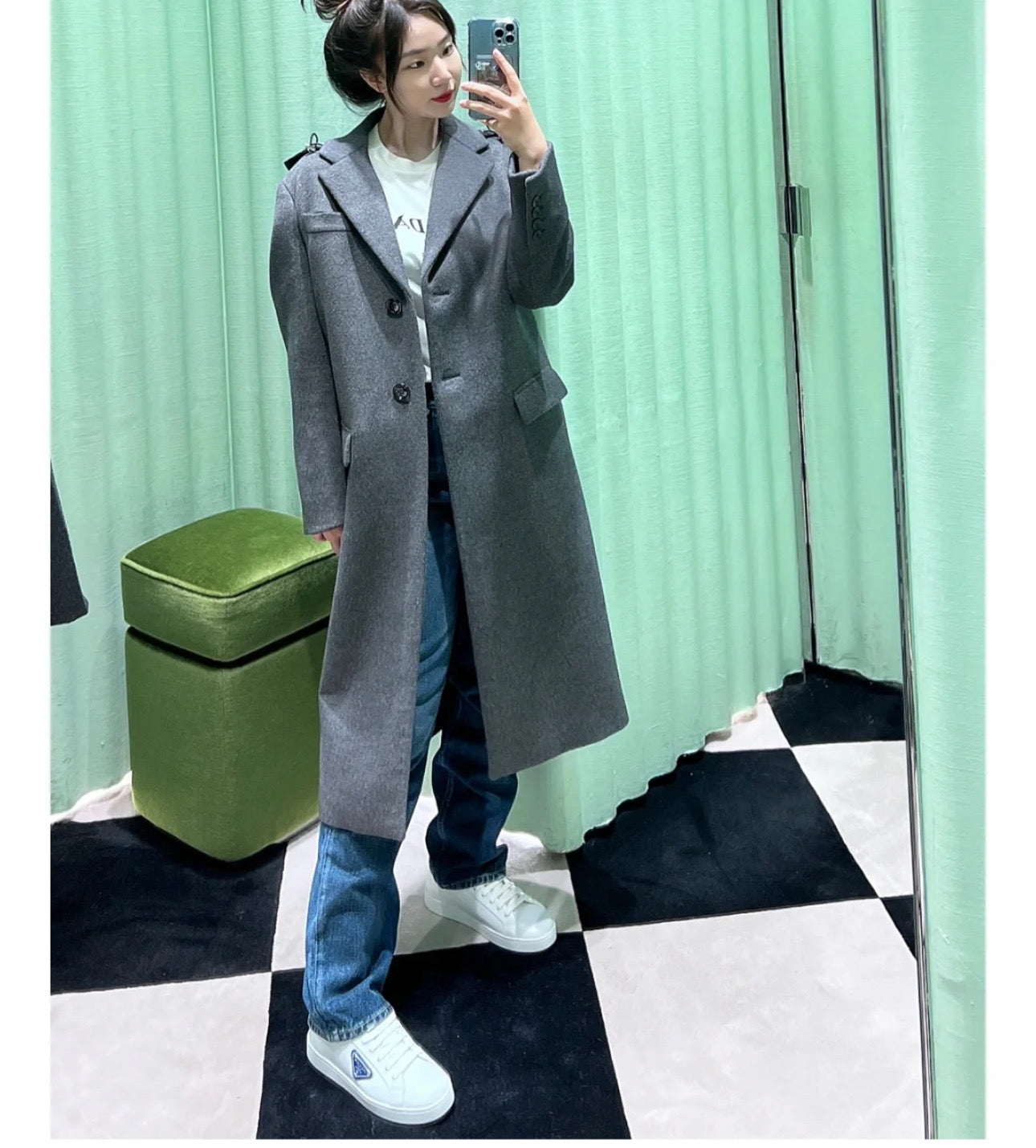 @Prada Trainer 男女款三角標鞋/650P330 🔔限時折🉐15850
