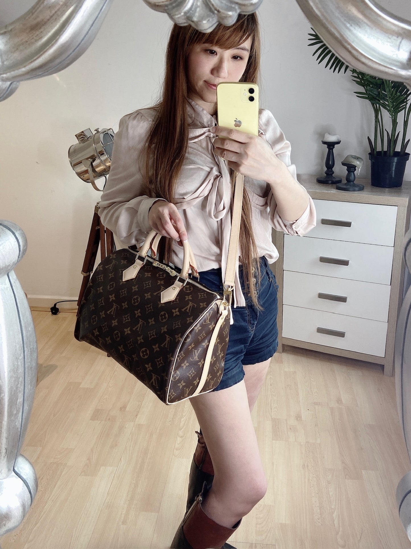 LV Speedy Bandoulière 30 背帶波士頓包/1470✨🉐62740