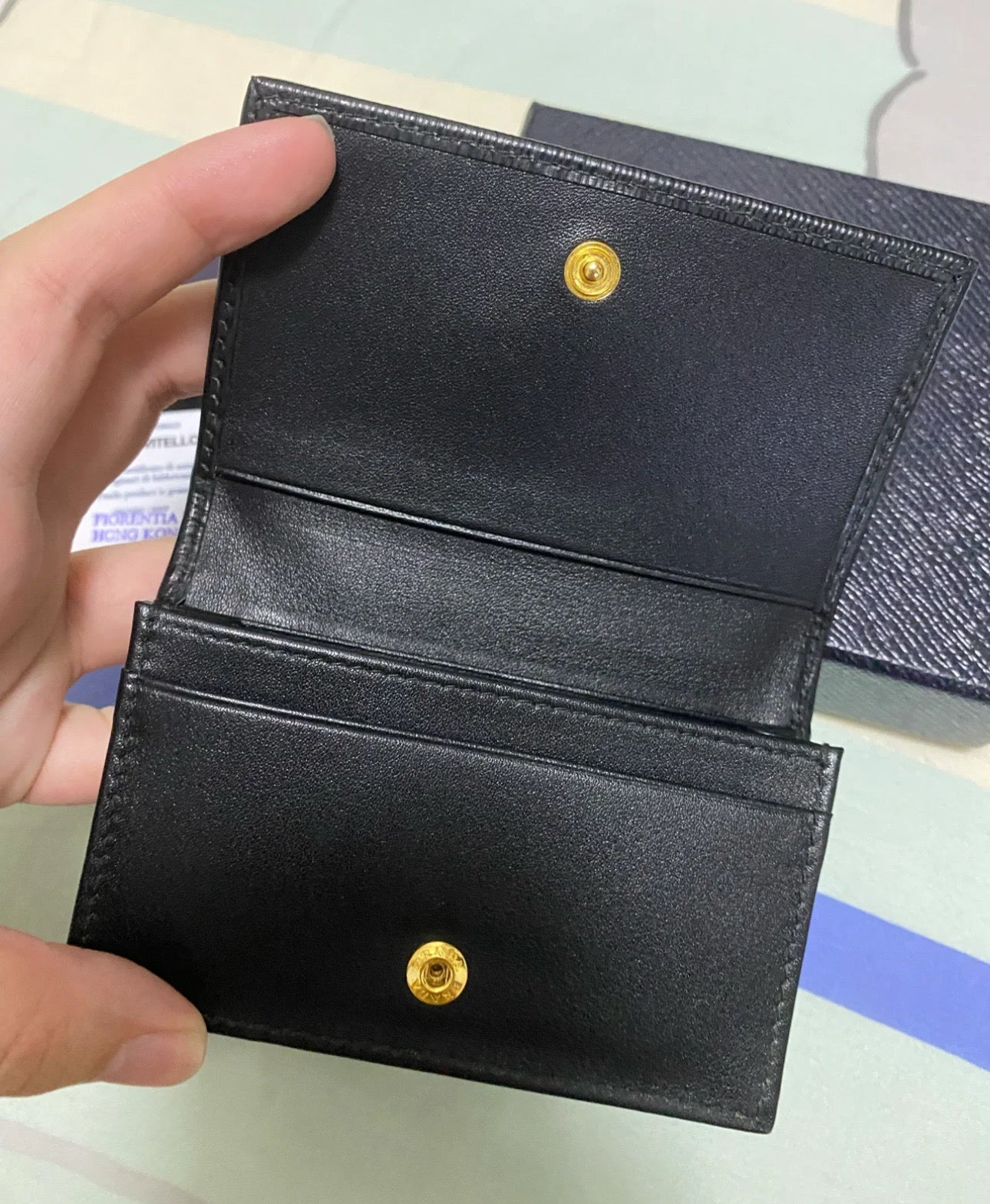 @Prada Card 三角標水波防刮卡夾包🔔限時折🉐11800