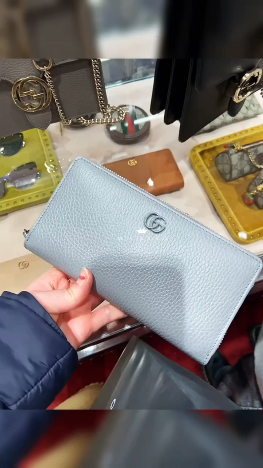 @Gucci▪️GG Marmont 粒面牛皮長夾/P330