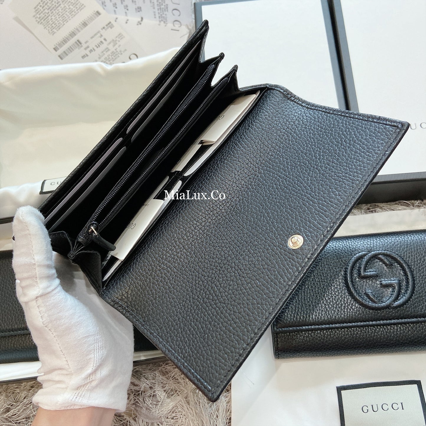 *@Gucci▪️GG WOC 雙G銀扣WOC包/P435 🔔限時折🉐20580