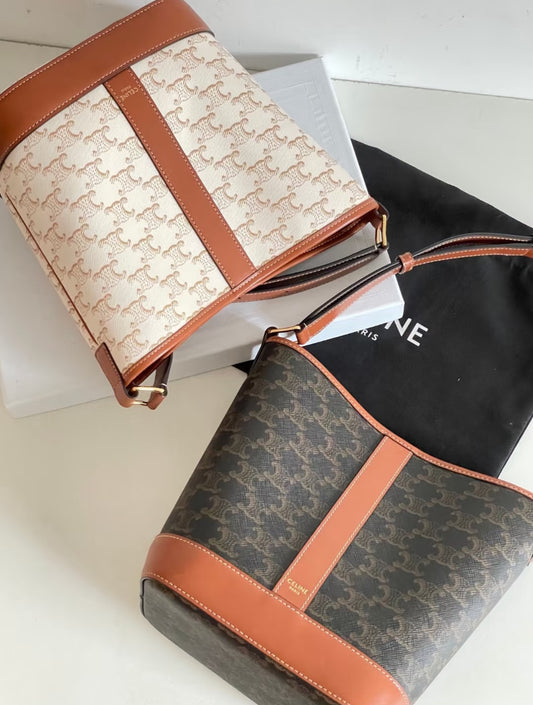 Celine▪️Bucket S 小款凱旋老花水桶包/1250E1300 🉐46500🇪🇺
