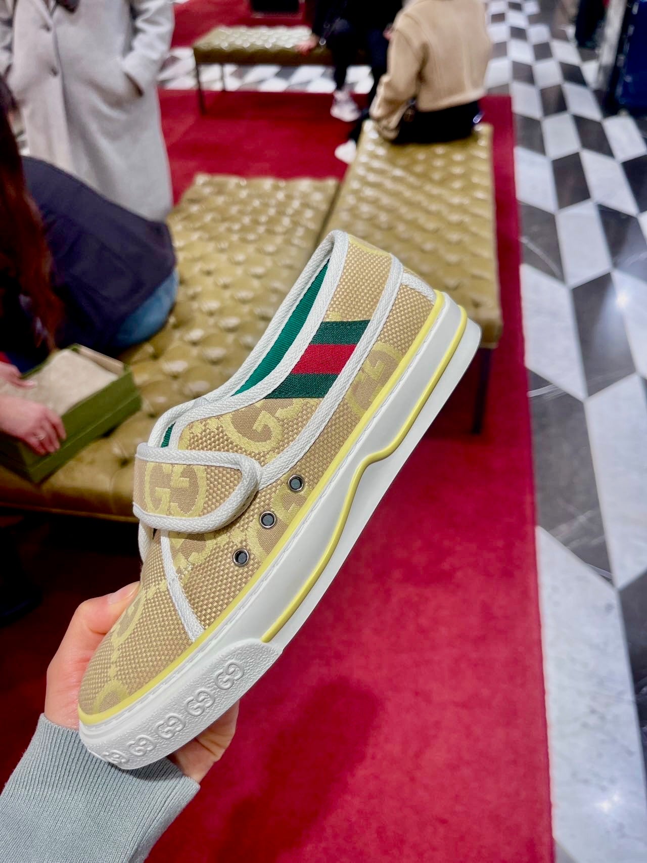 @Gucci Tennis 1977 運動鞋/525P265 🔔限時折🉐12730