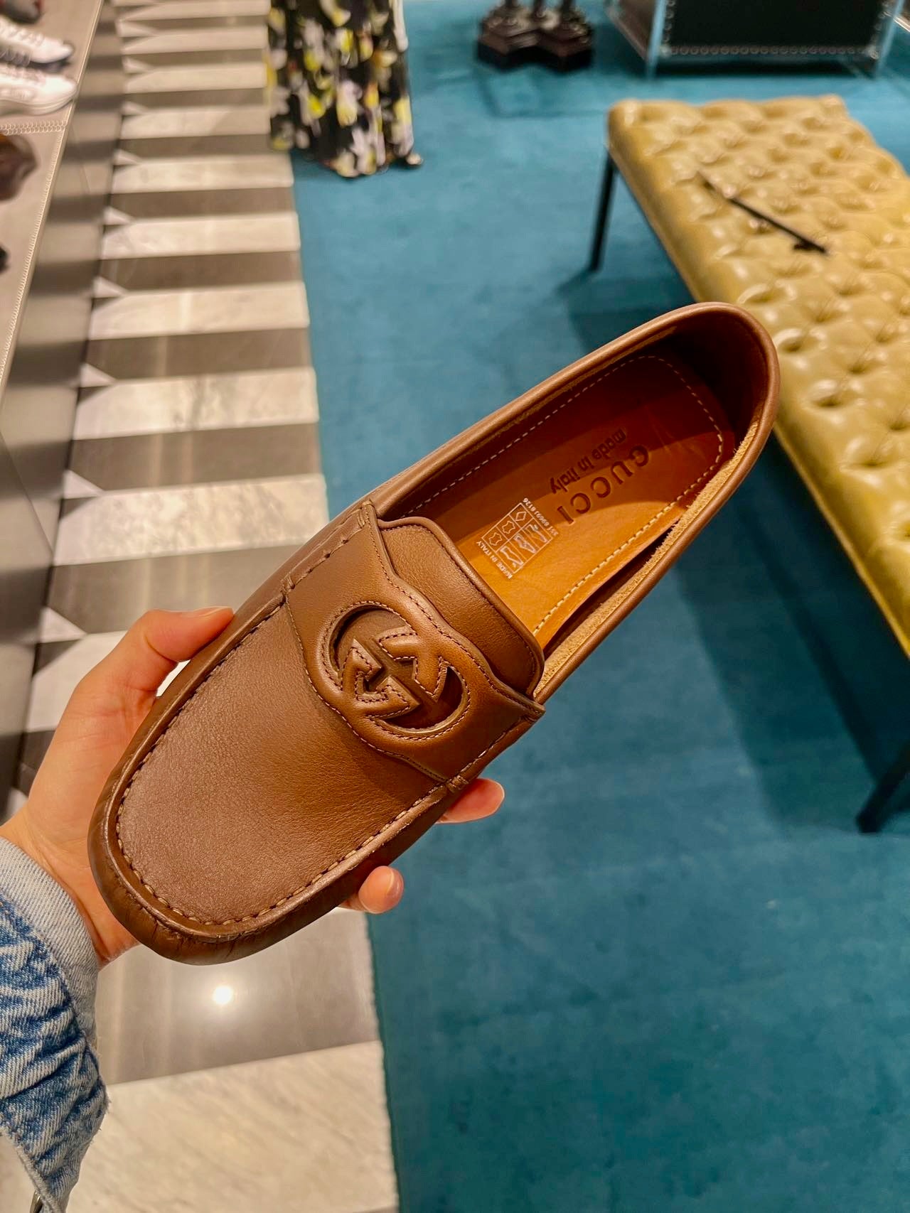 @Gucci Shoes 男生款帆船鞋/505P255 🔔限時折🉐12280
